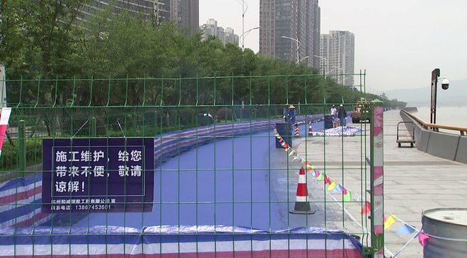 beat365杭州这处“最美跑道”正经历5年来最大规模维护第一段再过2天就回归